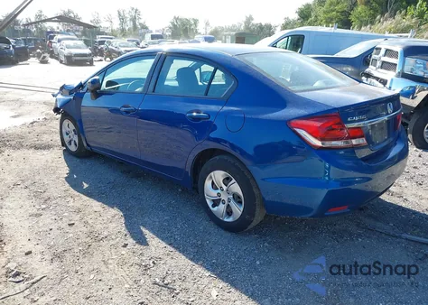 2015 Honda Civic Lx из США, поврежденный, VIN 19XFB2F52FE240783